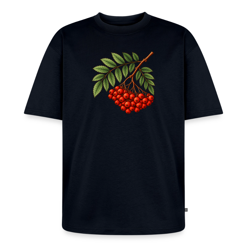 Eberesche Premium Oversized Bio T-Shirt - Navy