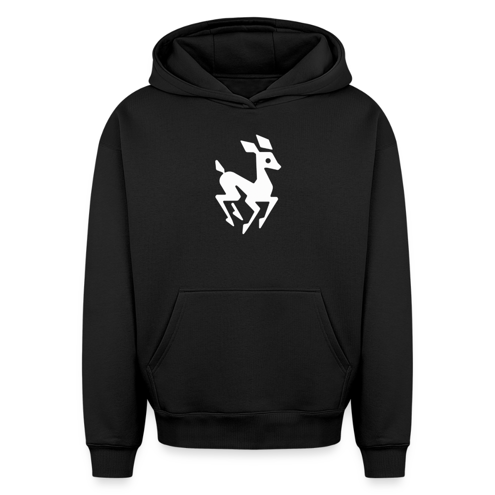 Reh Oversized Heavyweight Hoodie - Schwarz