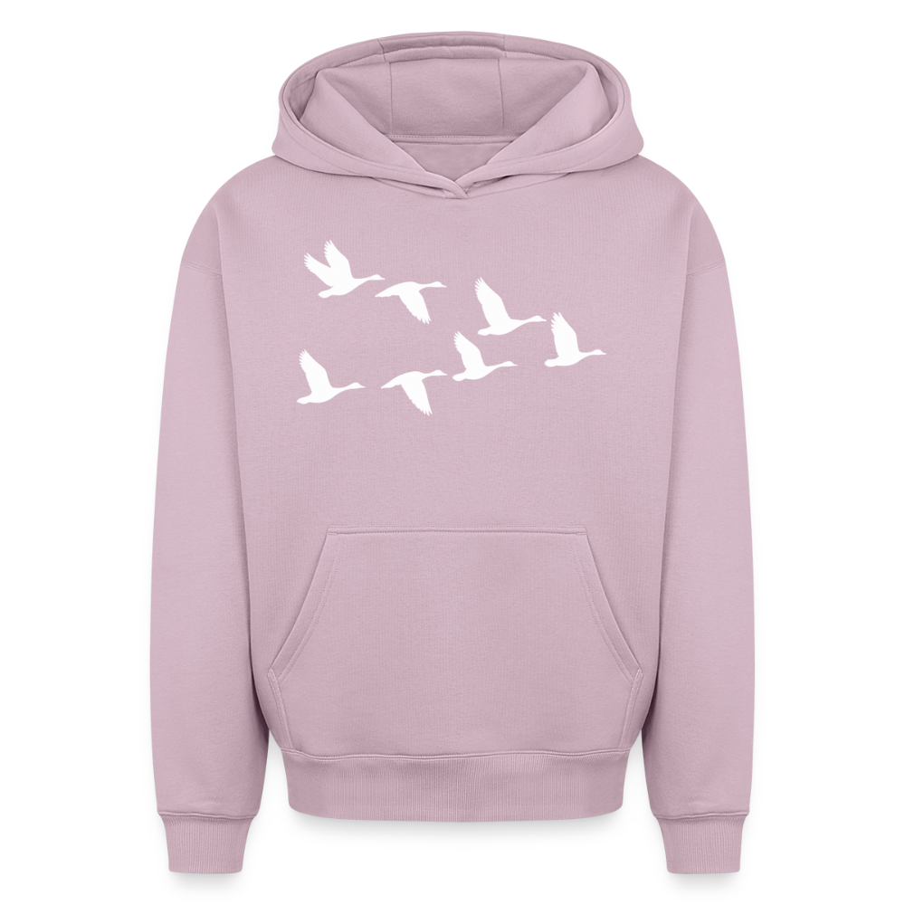 Wildgänse Oversized Heavyweight Hoodie - Altrosa