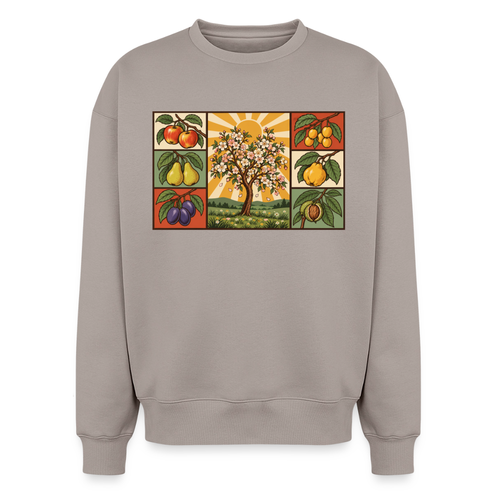 Obstbäume der Natur Oversized Heavyweight Sweater - Taupe