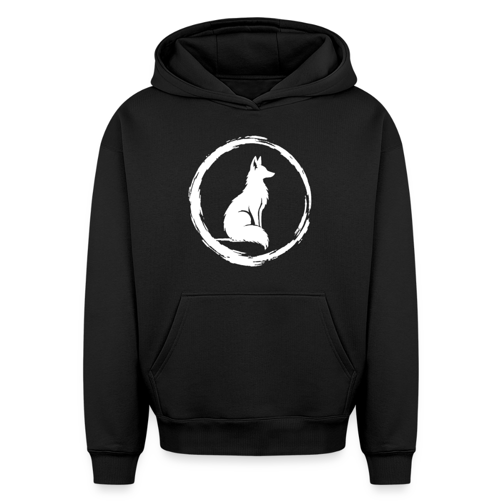 Waldfuchs Oversized Heavyweight Hoodie - Schwarz