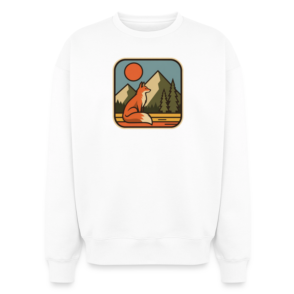 Fuchs Oversized Heavyweight Sweater - Weiß