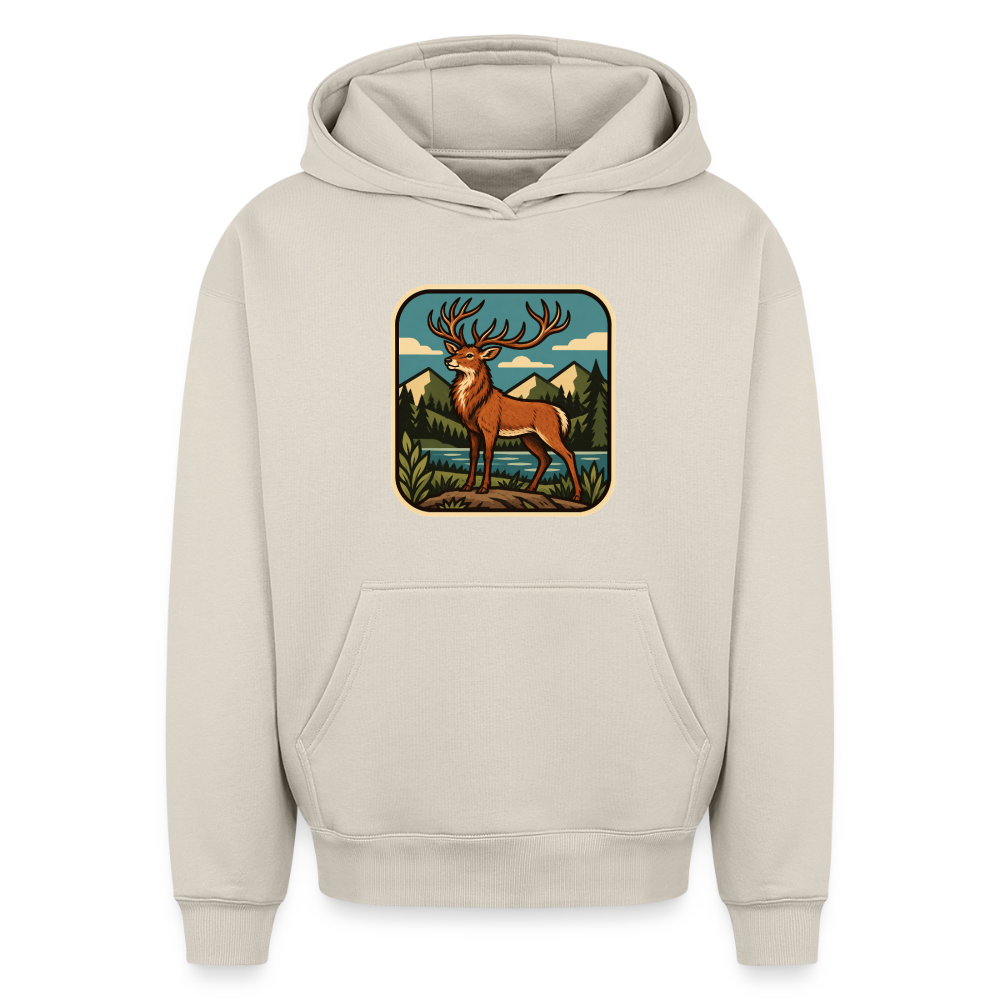 Walddhirsch Oversized Heavyweight Hoodie - Beige