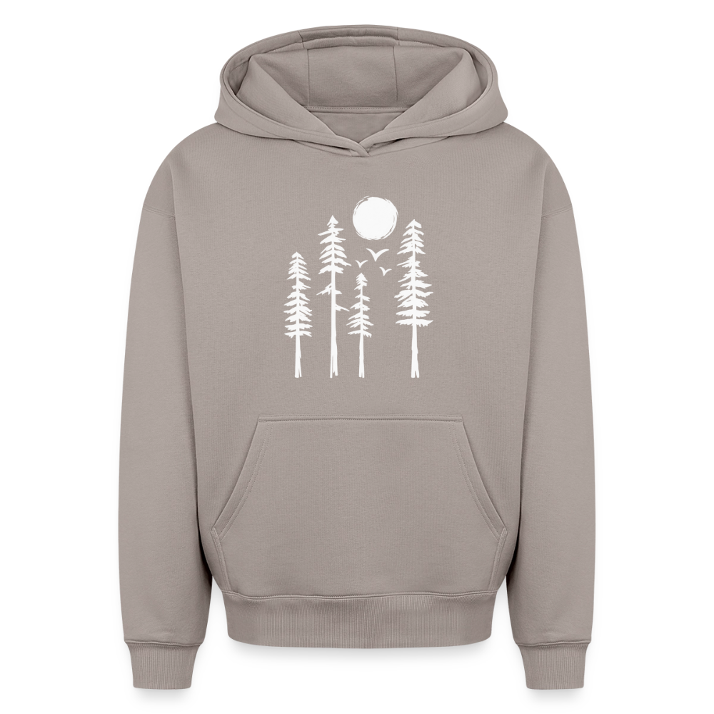 Wald Oversized Heavyweight Hoodie - Taupe