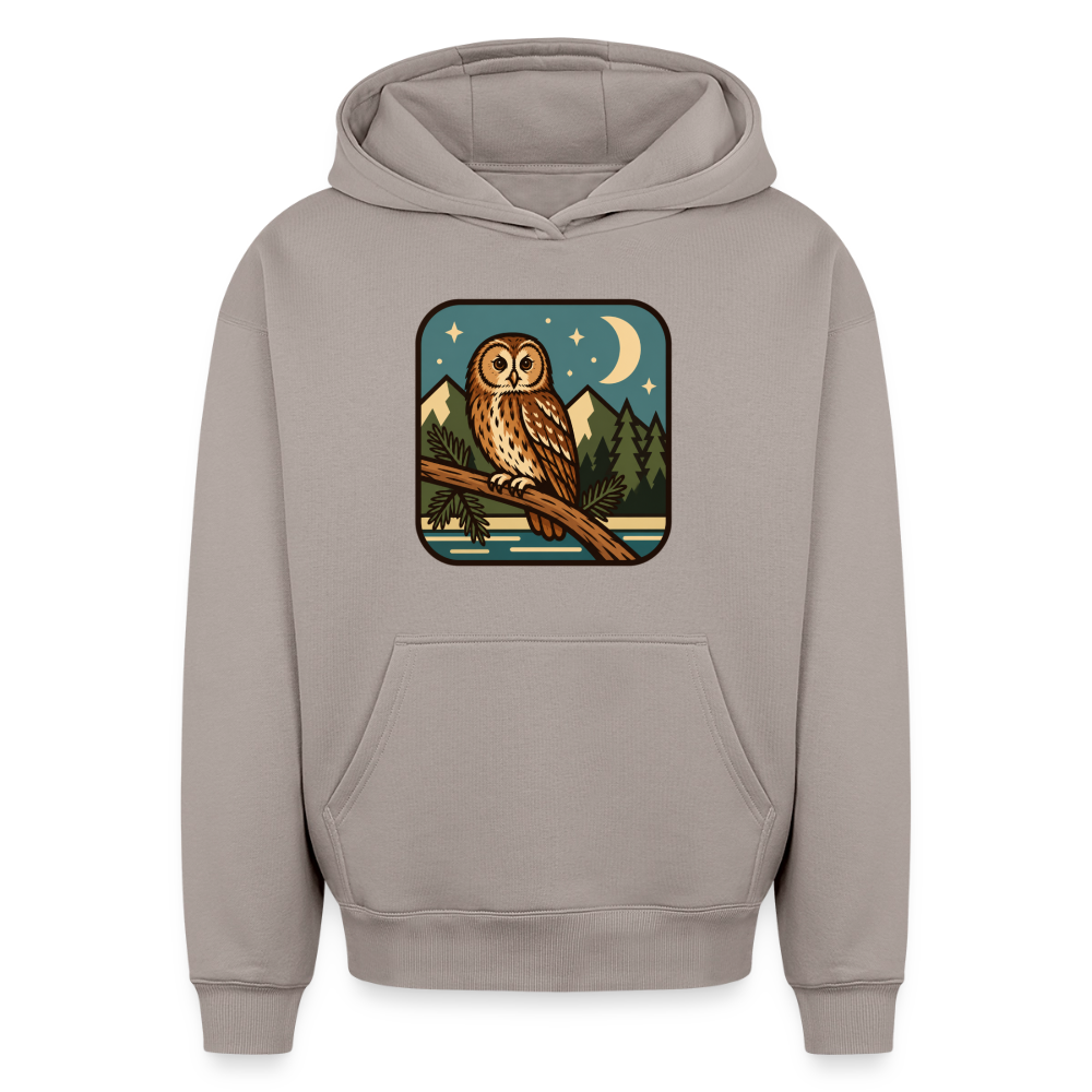 Eule Oversized Heavyweight Hoodie - Taupe