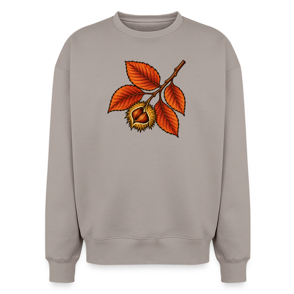 Buchenzweig Oversized Heavyweight Sweater - Taupe