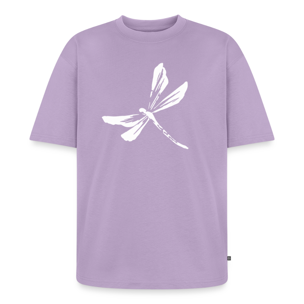 Libelle Premium Oversized Bio T-Shirt - Lavendel