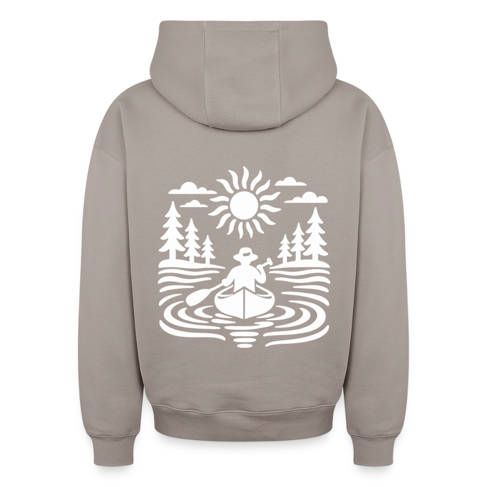 Mann im Boot Oversized Heavyweight Hoodie - Taupe
