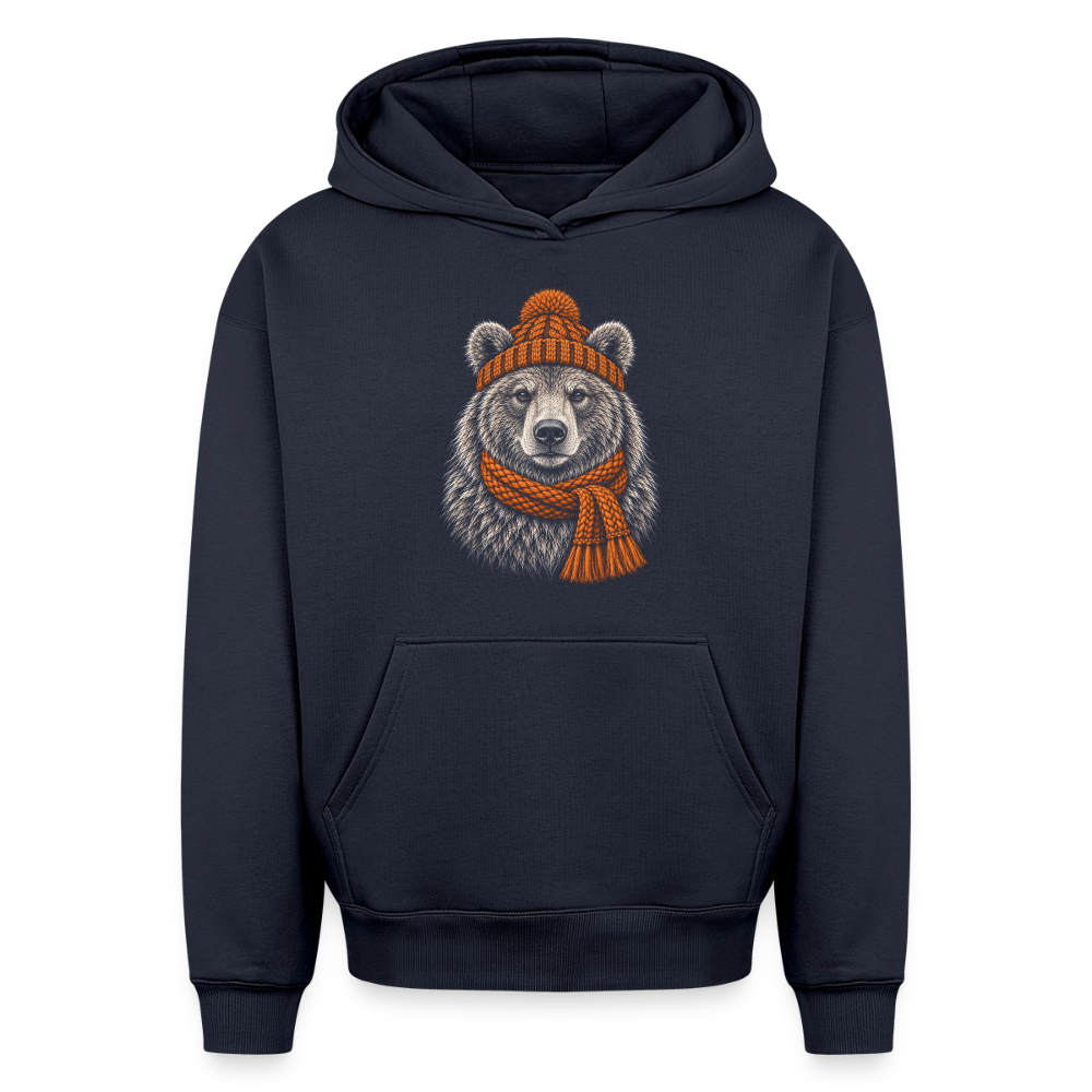Bär Oversized Heavyweight Hoodie - Navy