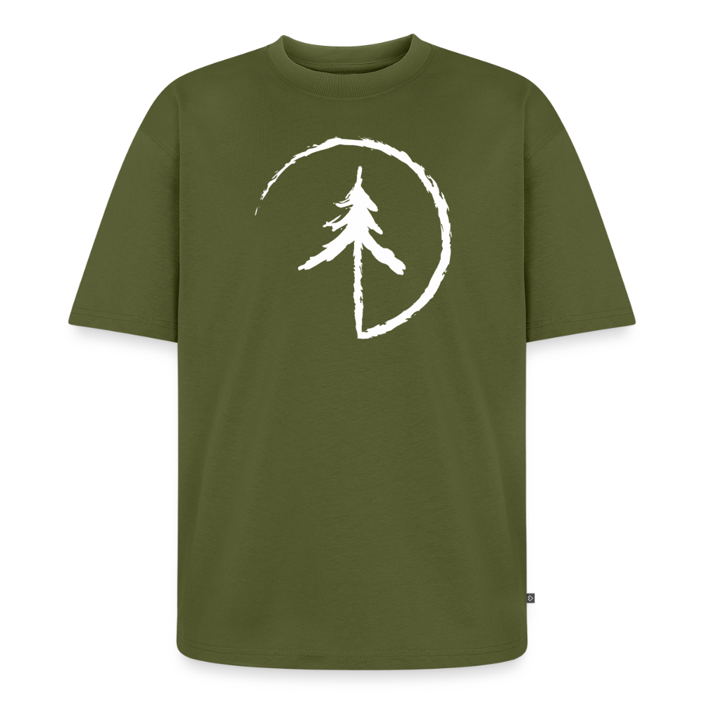 Tanne Premium Oversized Bio T-Shirt - Khaki