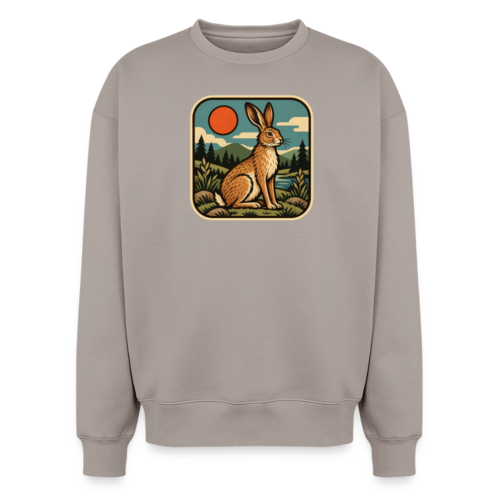 Hase Oversized Heavyweight Sweater - Taupe