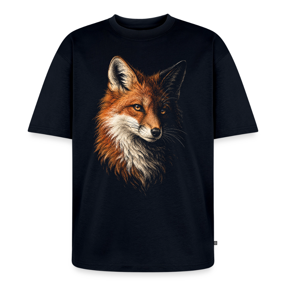 Fuchs Premium Oversized Bio T-Shirt - Navy