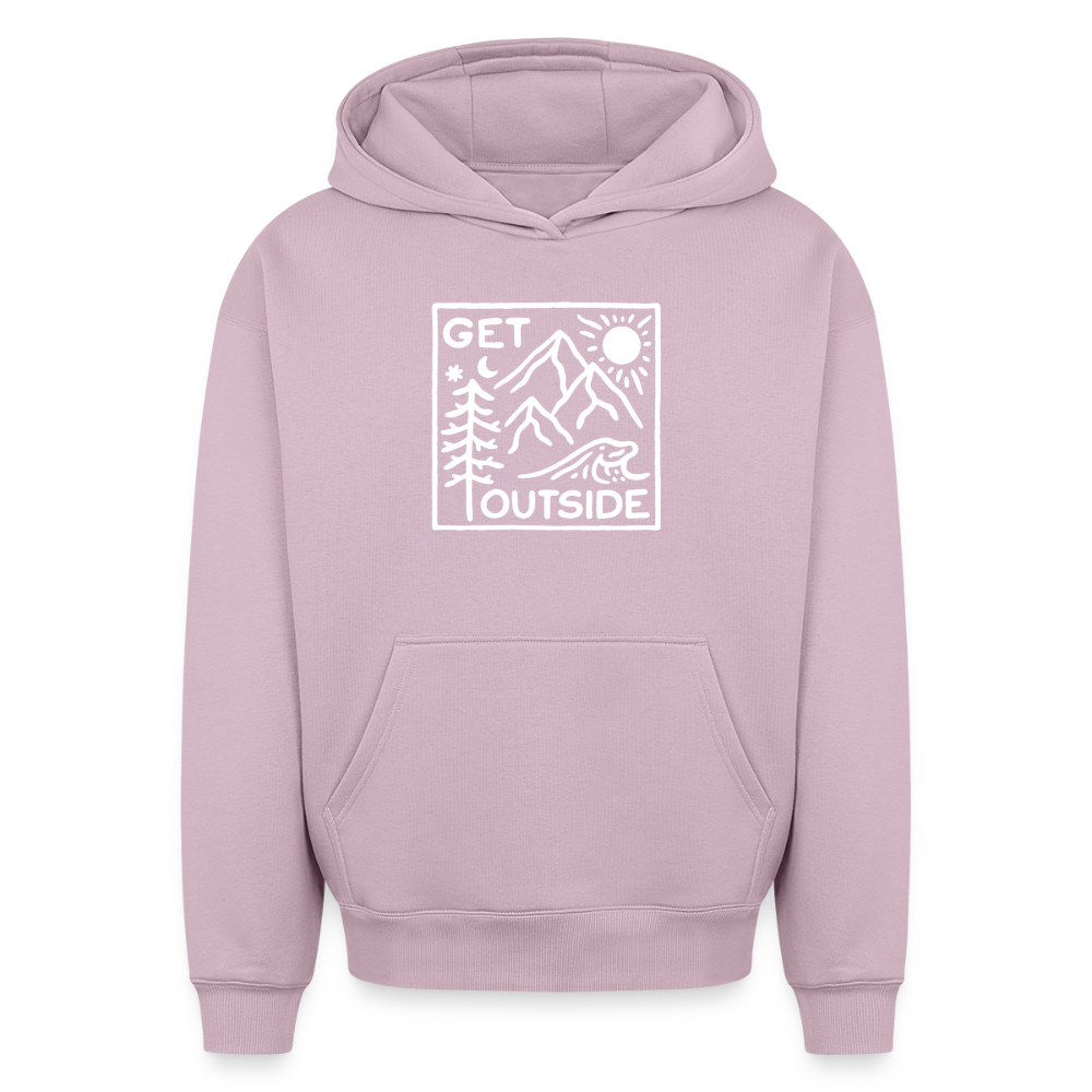 Get Outside Oversized Heavyweight Hoodie - Altrosa