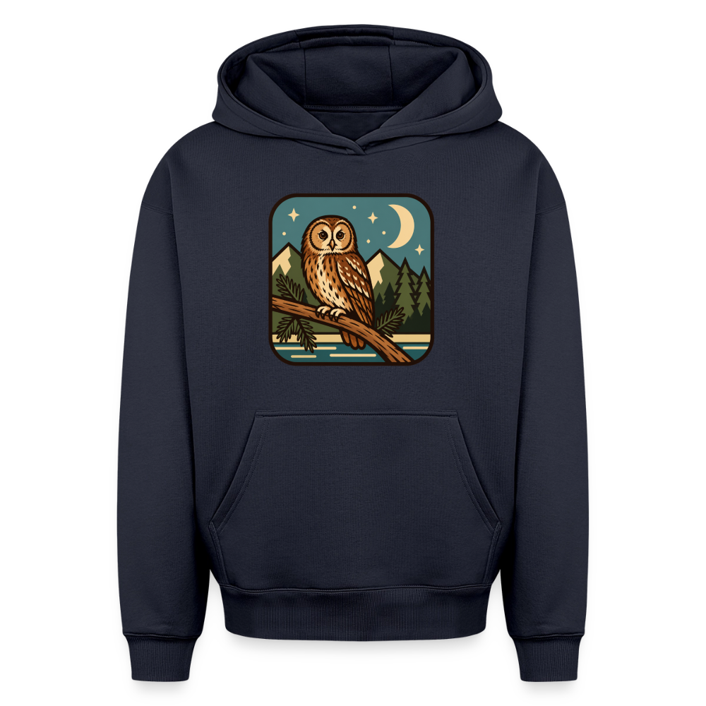 Eule Oversized Heavyweight Hoodie - Navy