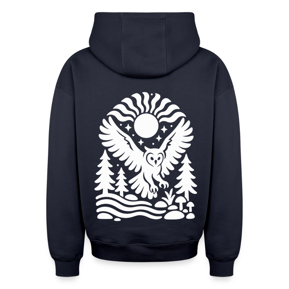Eule Oversized Heavyweight Hoodie - Navy