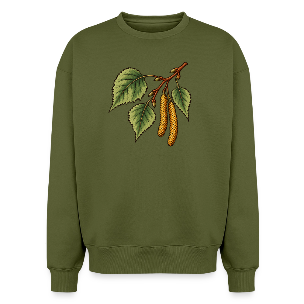 Birkenzweig Oversized Heavyweight Sweater - Khaki