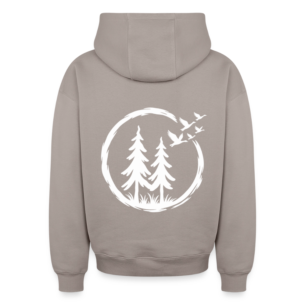 Wildgänse Oversized Heavyweight Hoodie - Taupe