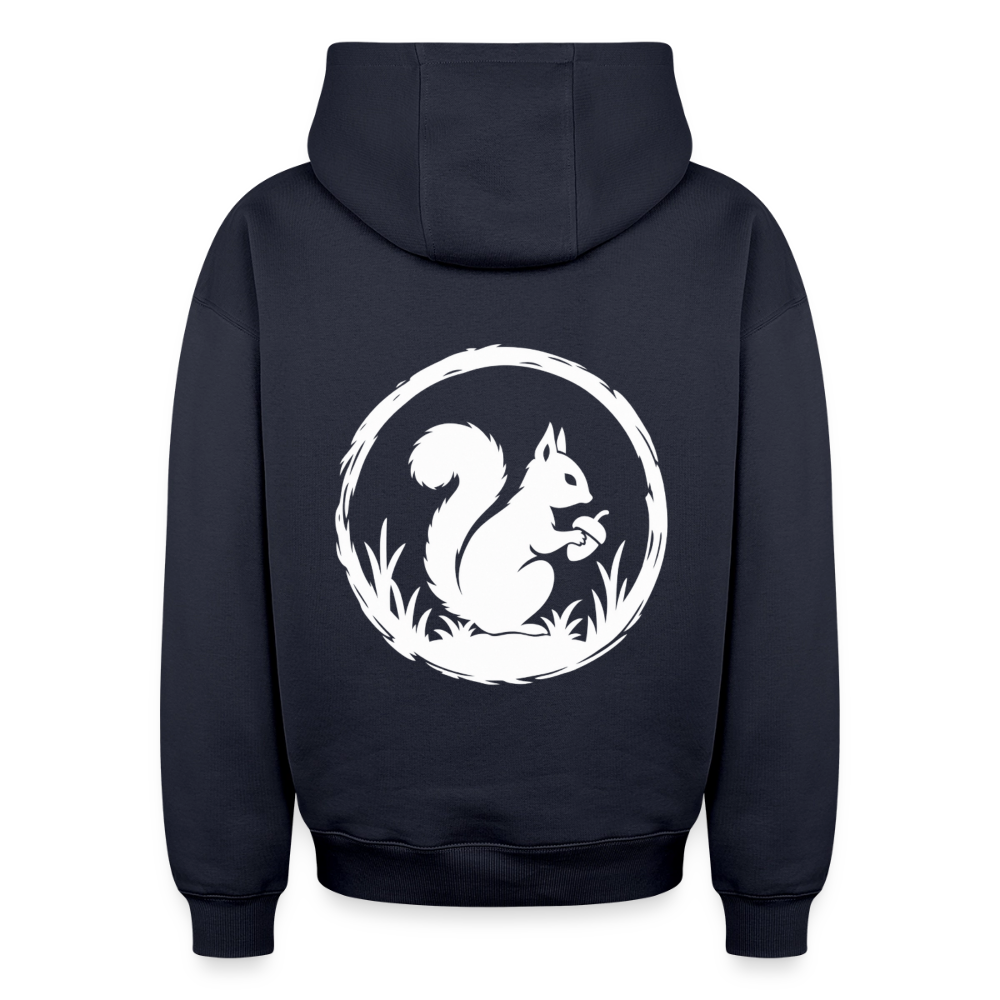 Eichhörnchen Oversized Heavyweight Hoodie - Navy