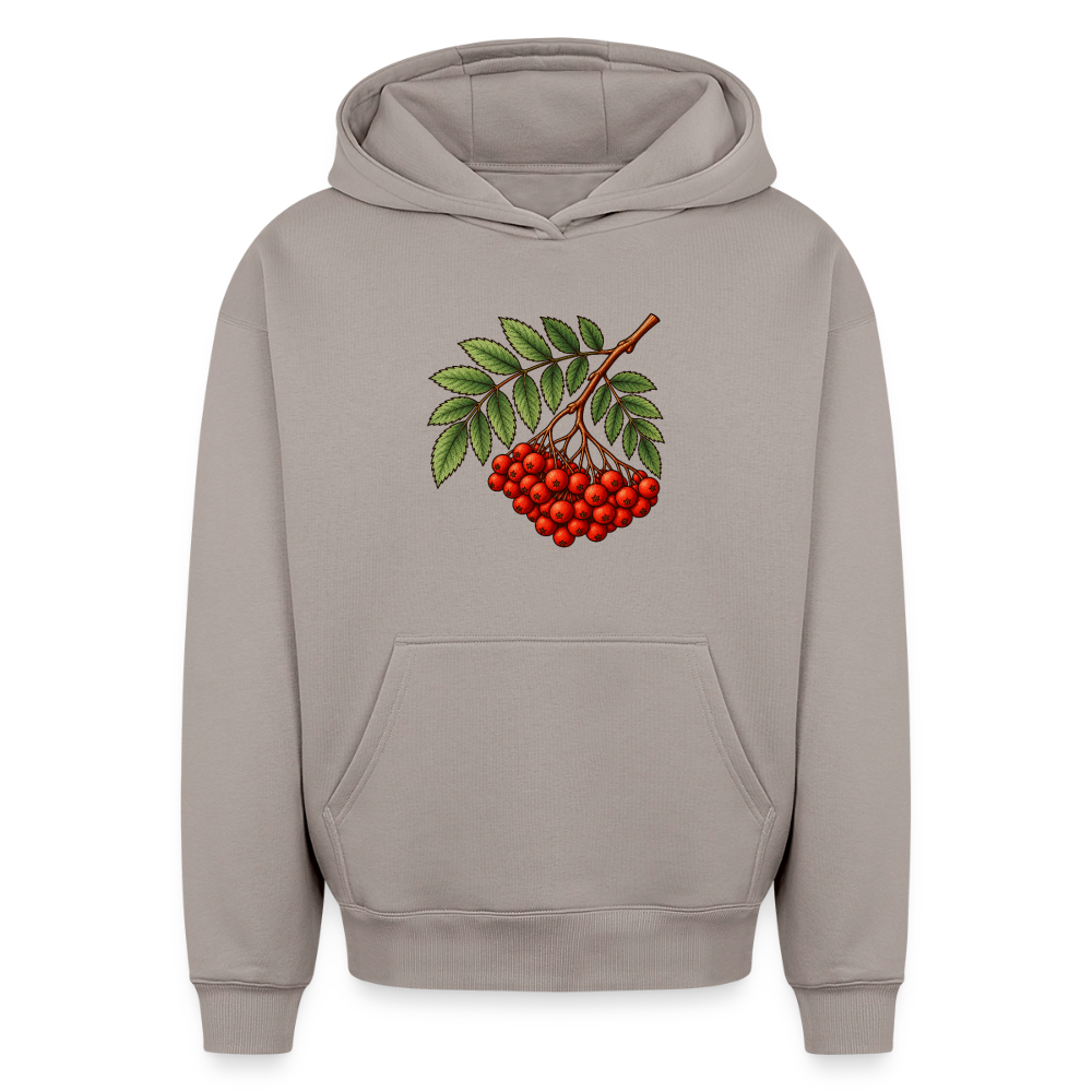 Eberesche Oversized Heavyweight Hoodie - Taupe