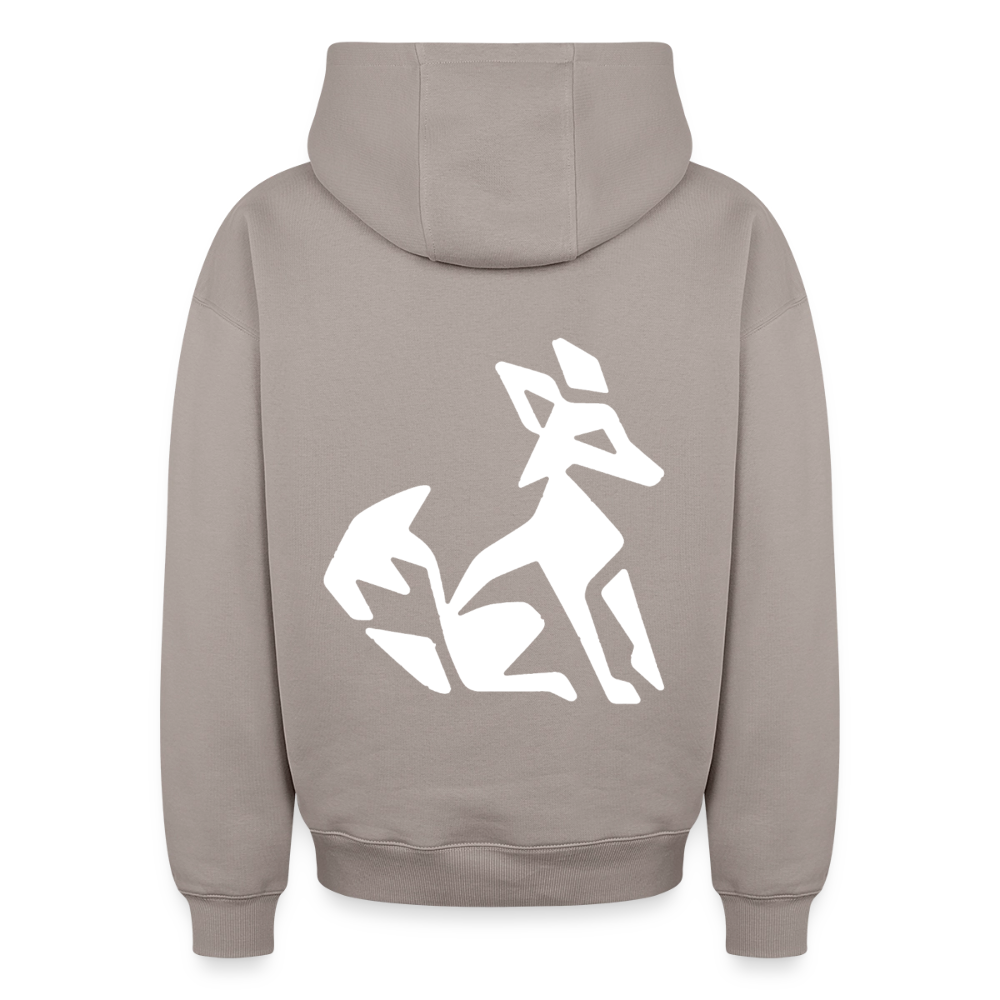 Fuchs Oversized Heavyweight Hoodie - Taupe