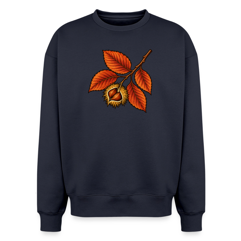 Buchenzweig Oversized Heavyweight Sweater - Navy