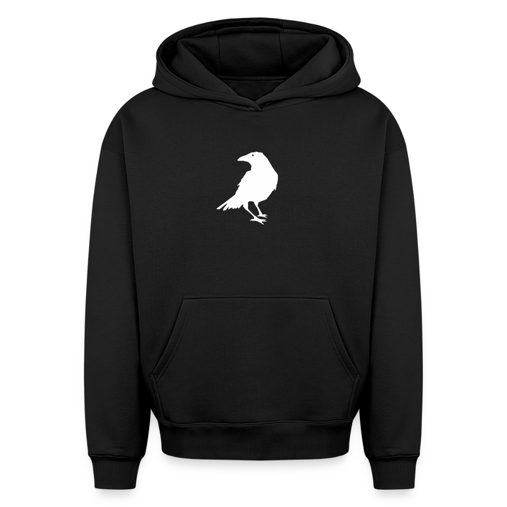 Rabe Oversized Heavyweight Hoodie - Schwarz