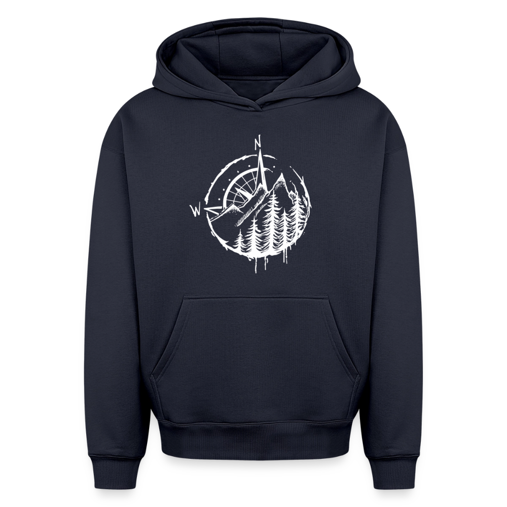 KOmpass Oversized Heavyweight Hoodie - Navy