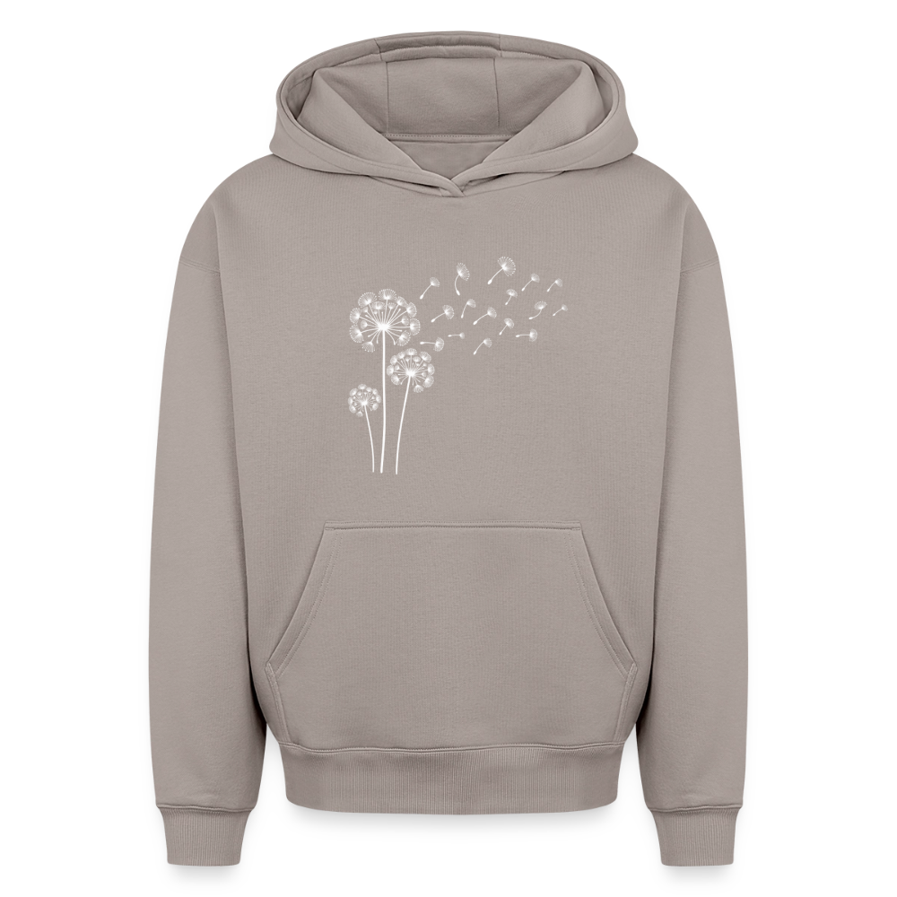 Pusteblume Oversized Heavyweight Hoodie - Taupe