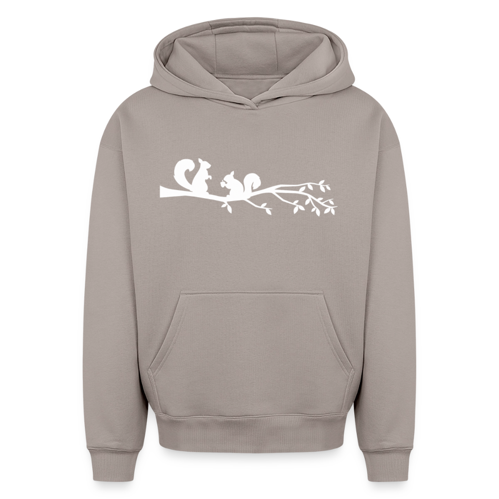 Eichhörnchen Oversized Heavyweight Hoodie - Taupe