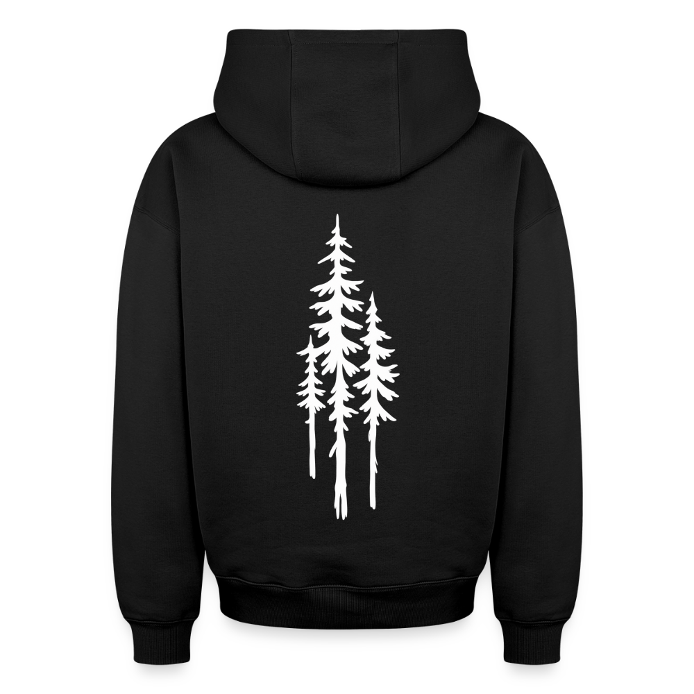 Tannen Oversized Heavyweight Hoodie - Schwarz