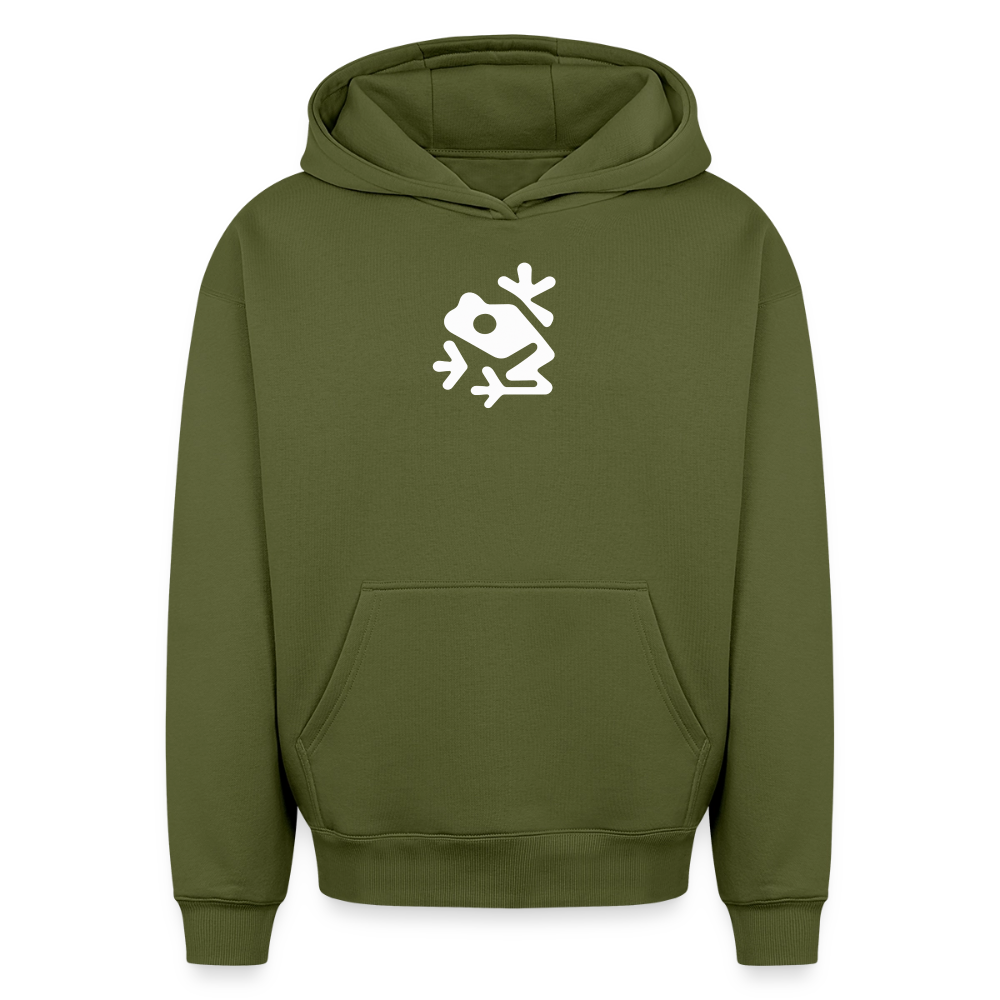 Frosch Oversized Heavyweight Hoodie - Khaki