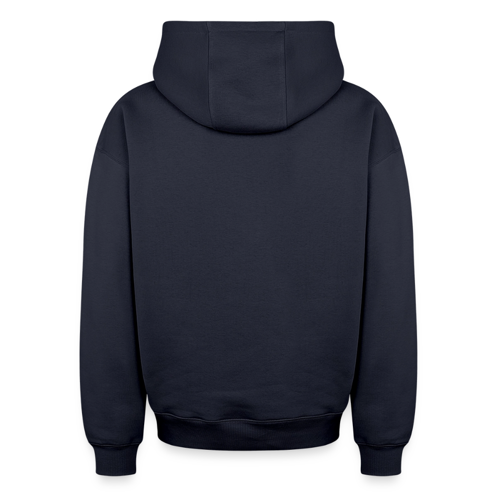 Wald Eule Oversized Heavyweight Hoodie - Navy