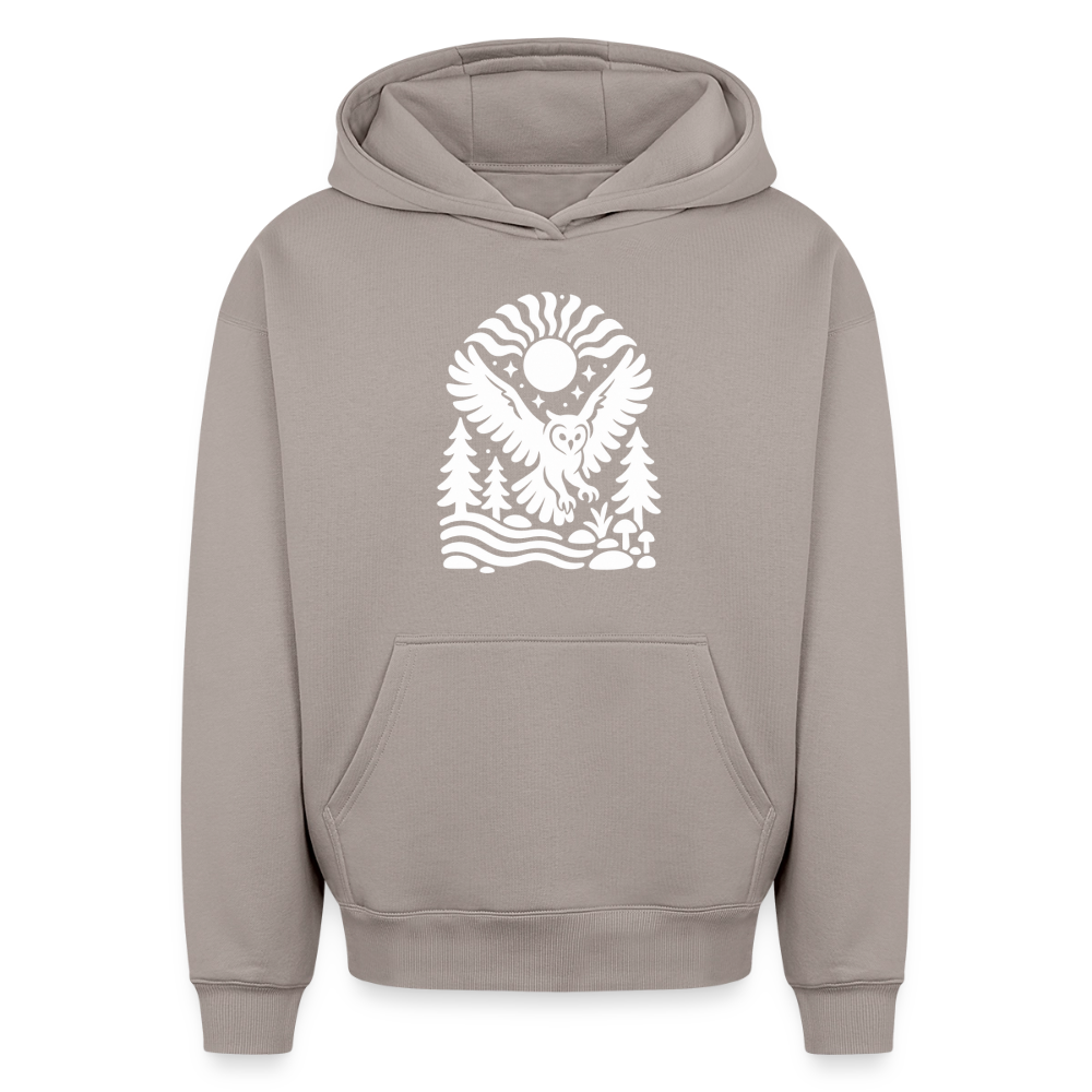 Eule Oversized Heavyweight Hoodie - Taupe