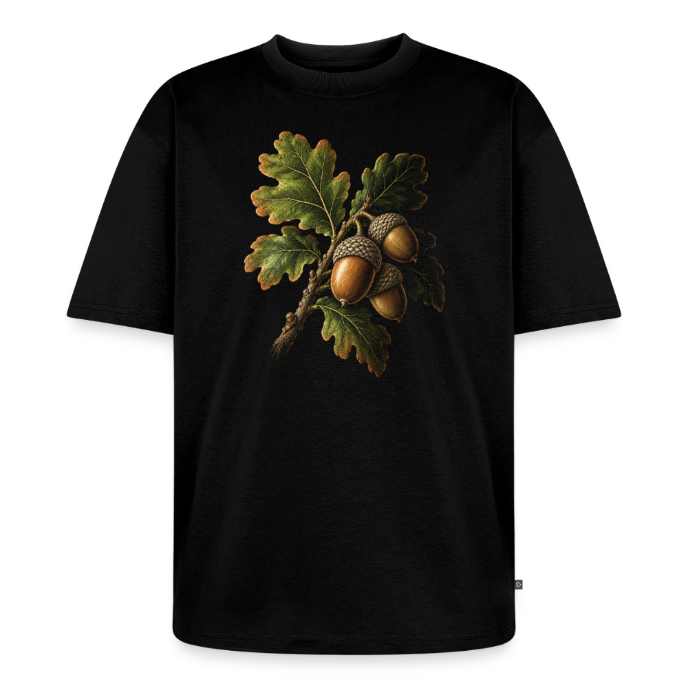 EIchenzweig Premium Oversized Bio T-Shirt - Schwarz