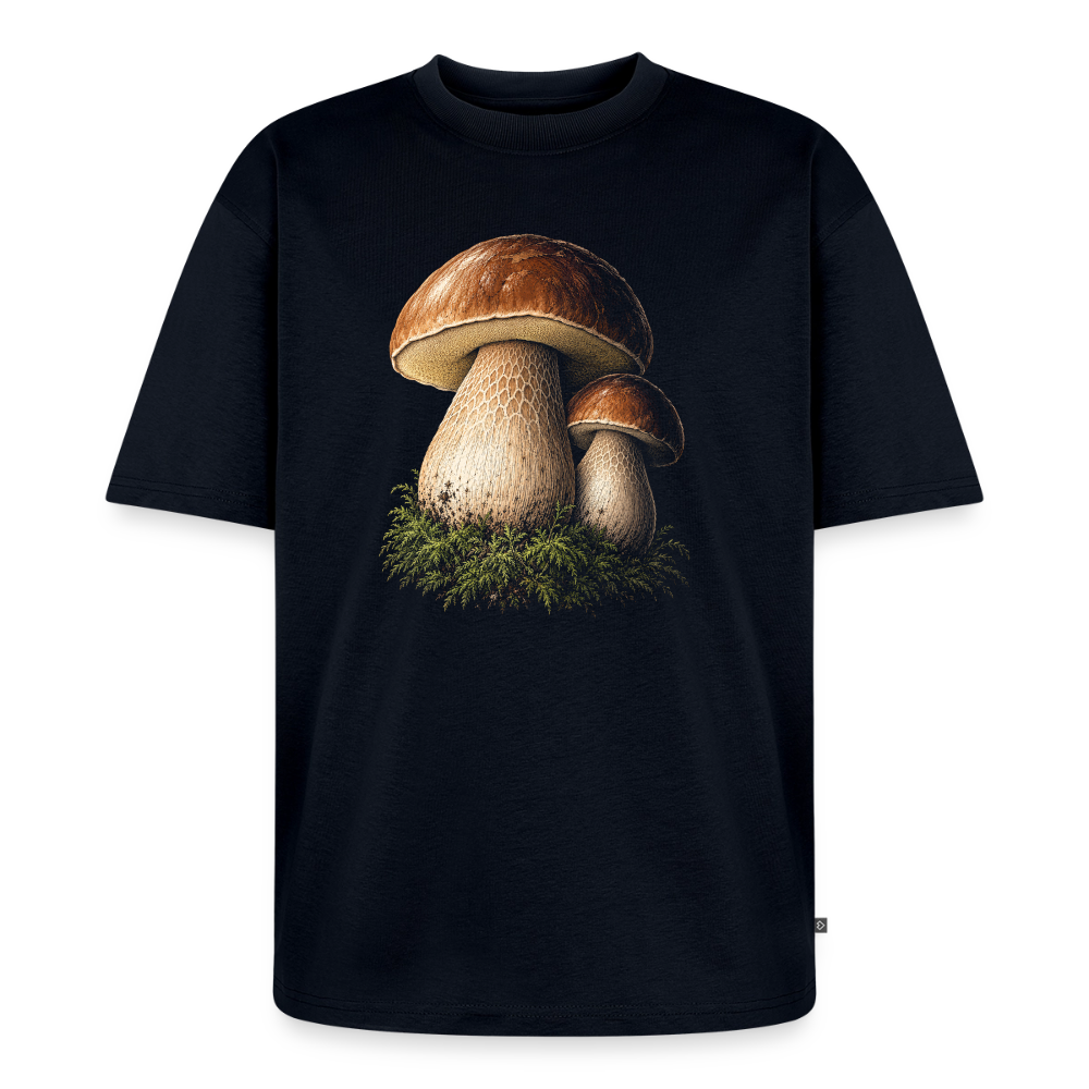 Steinpilz Premium Oversized Bio T-Shirt - Navy