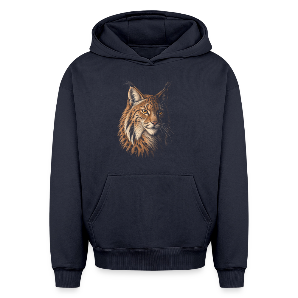 Luchs Oversized Heavyweight Hoodie - Navy