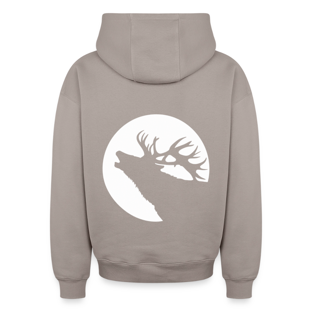 Hirsch Oversized Heavyweight Hoodie - Taupe