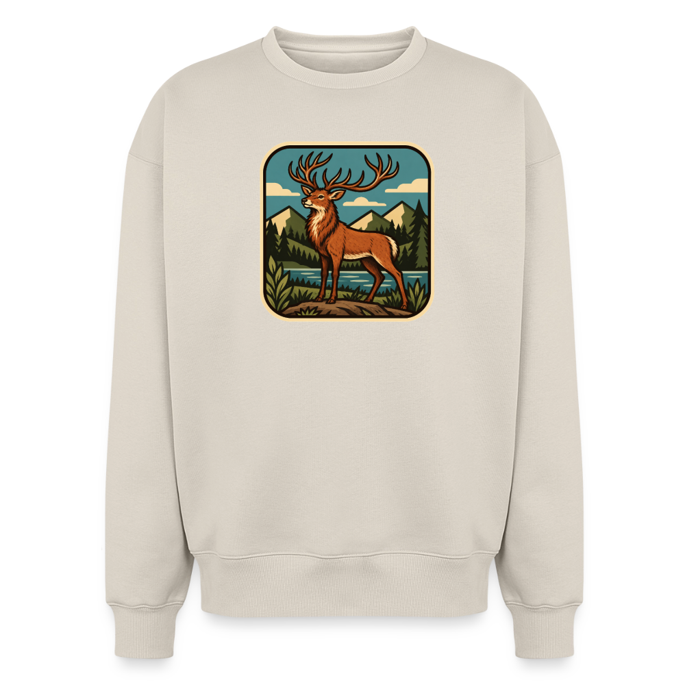 Hirsch Oversized Heavyweight Sweater - Beige
