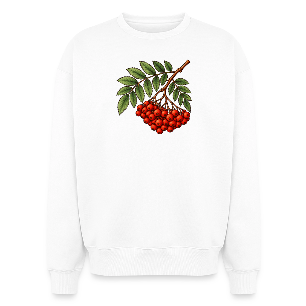 Eberesche  Oversized Heavyweight Sweater - Weiß