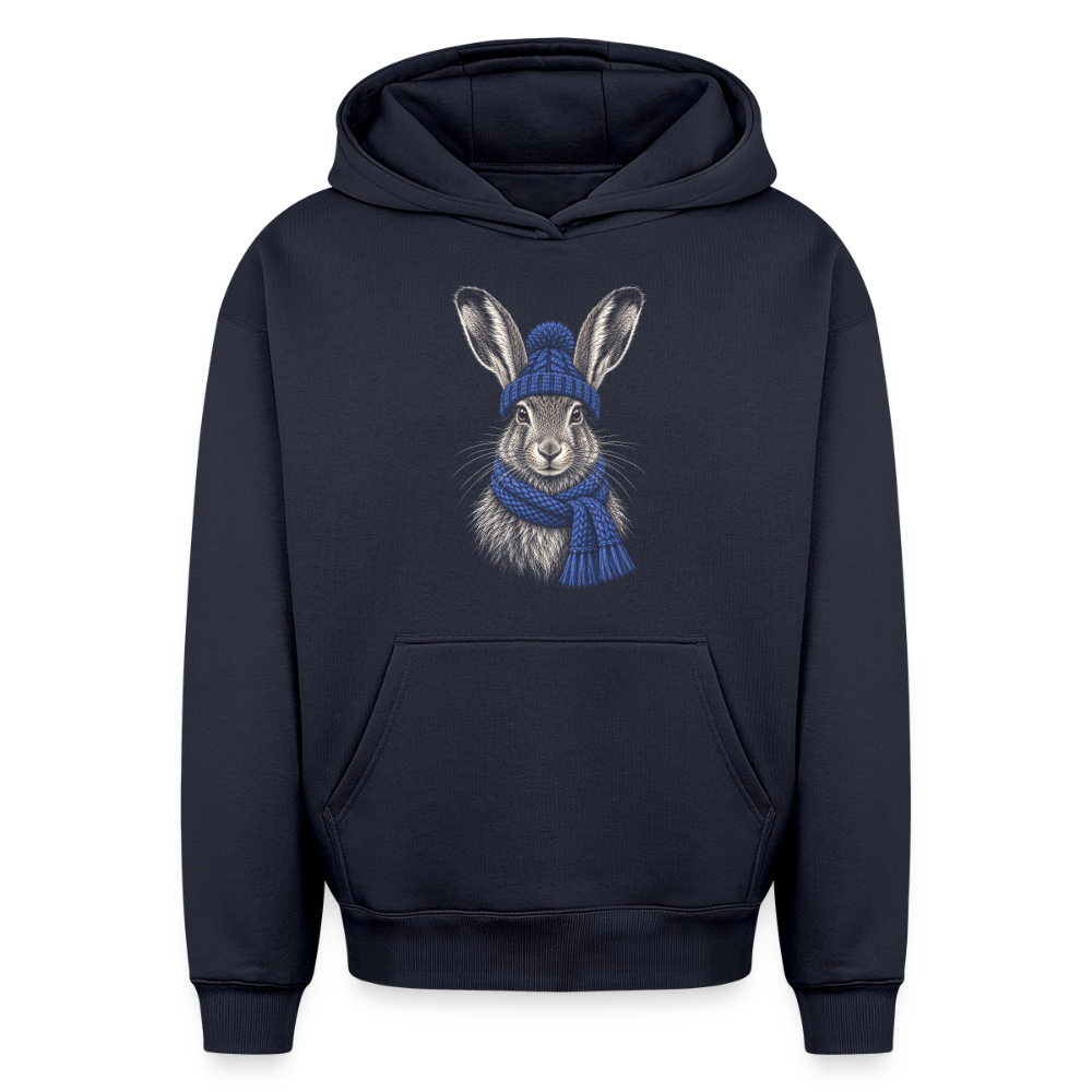 Feldhase Oversized Heavyweight Hoodie - Navy