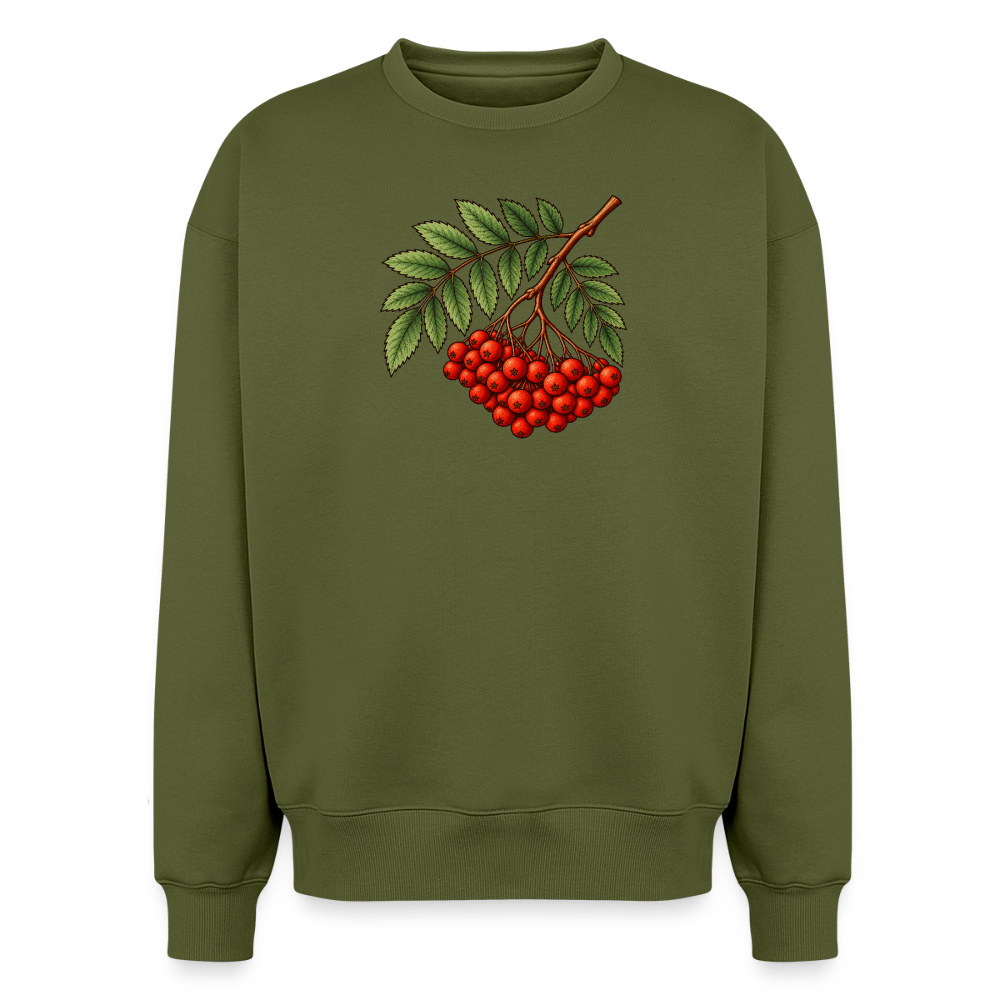Eberesche  Oversized Heavyweight Sweater - Khaki