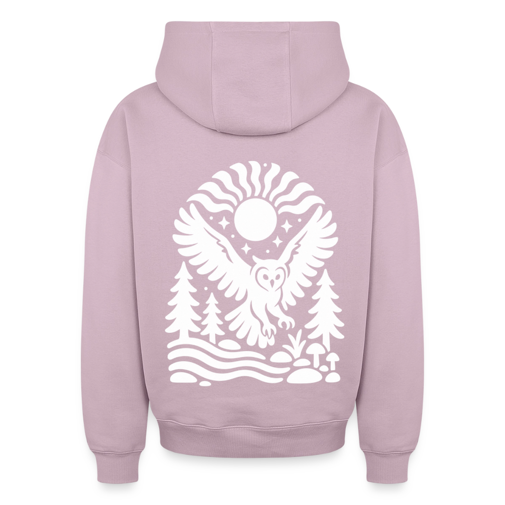 Eule Oversized Heavyweight Hoodie - Altrosa