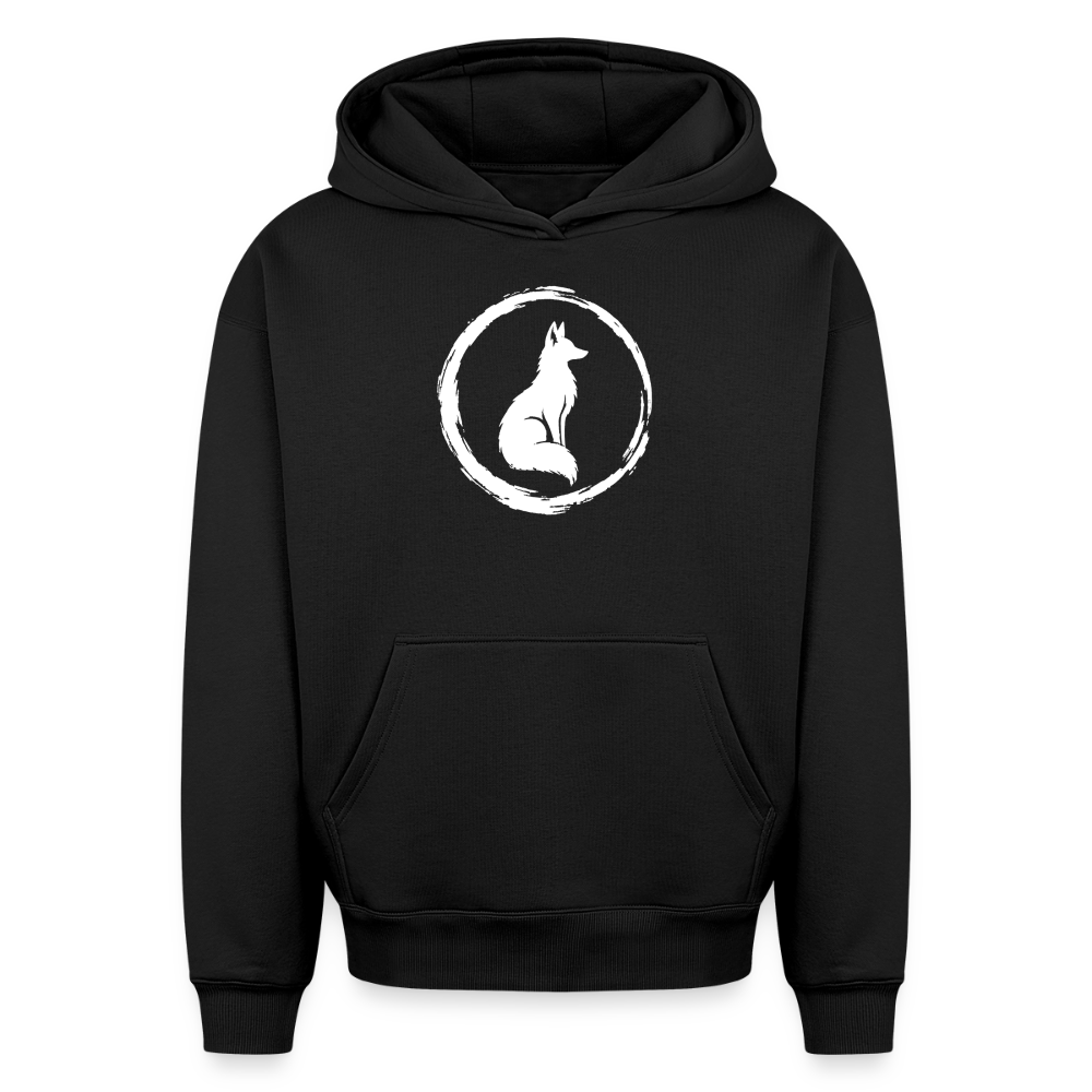 Waldfuchs Oversized Heavyweight Hoodie - Schwarz