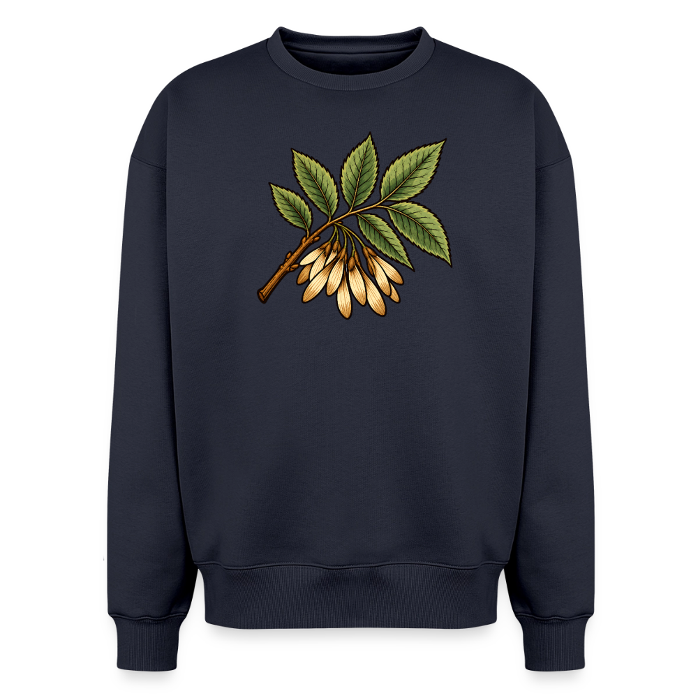 Eschenblatt Oversized Heavyweight Sweater - Navy