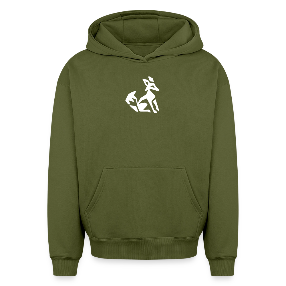 Fuchs Oversized Heavyweight Hoodie - Khaki