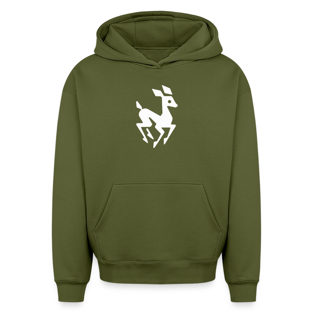 Reh Oversized Heavyweight Hoodie - Khaki