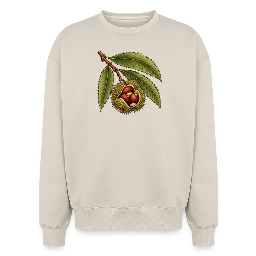 Esskastanie  Oversized Heavyweight Sweater - Beige
