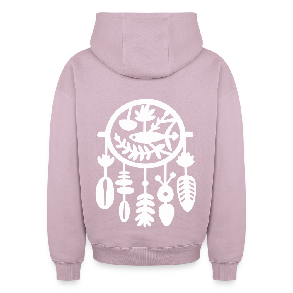 Traumfänger Oversized Heavyweight Hoodie - Altrosa