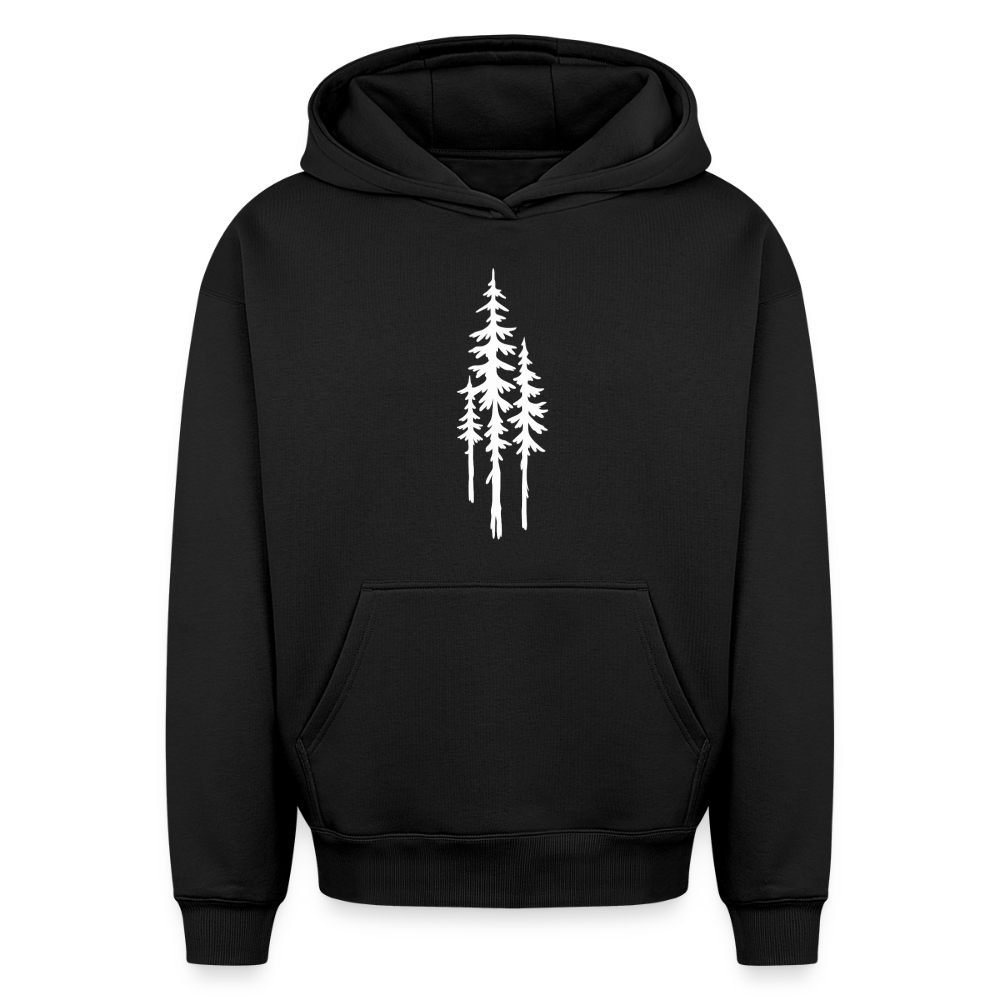 Tannen Oversized Heavyweight Hoodie - Schwarz