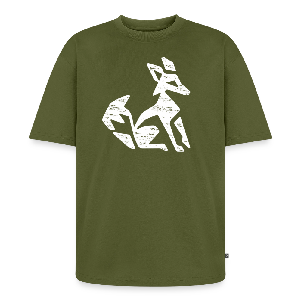 Fuchs Premium Oversized Bio T-Shirt - Khaki